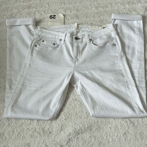 NWT  Rag & Bone DRE Boyfriend jeans in White Size 29